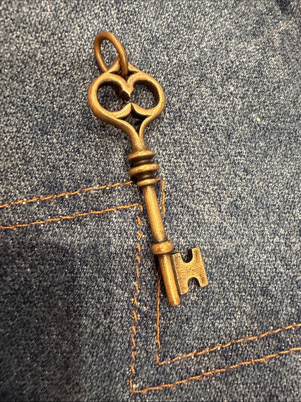 James Avery retired bronze key charm/pendant